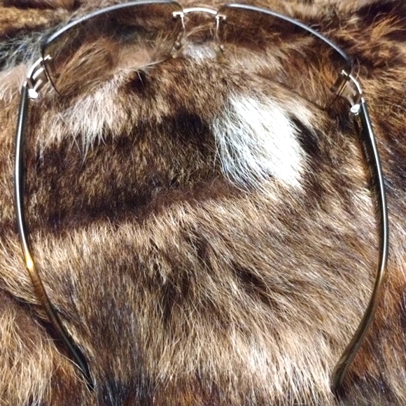 Versace Rimless Silver Greca Logo Tortoise Brown Sunglasses - Picture 12 of 15